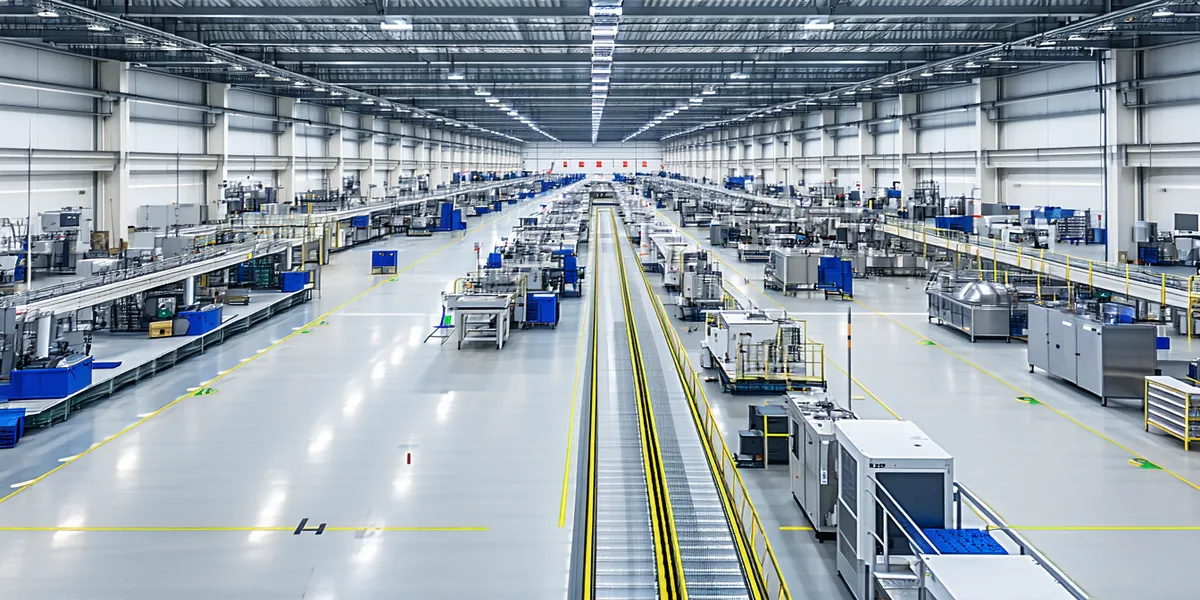 Japanese manufacturing facility overview showing multiple production environments served by Yamastro process intelligence
